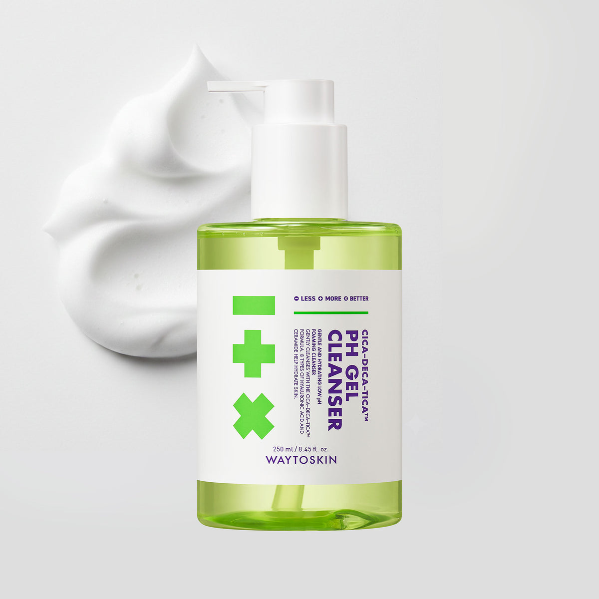 Sữa Rửa Mặt Waytoskin Cica-Deca-Tica™ pH Gel Cleanser
