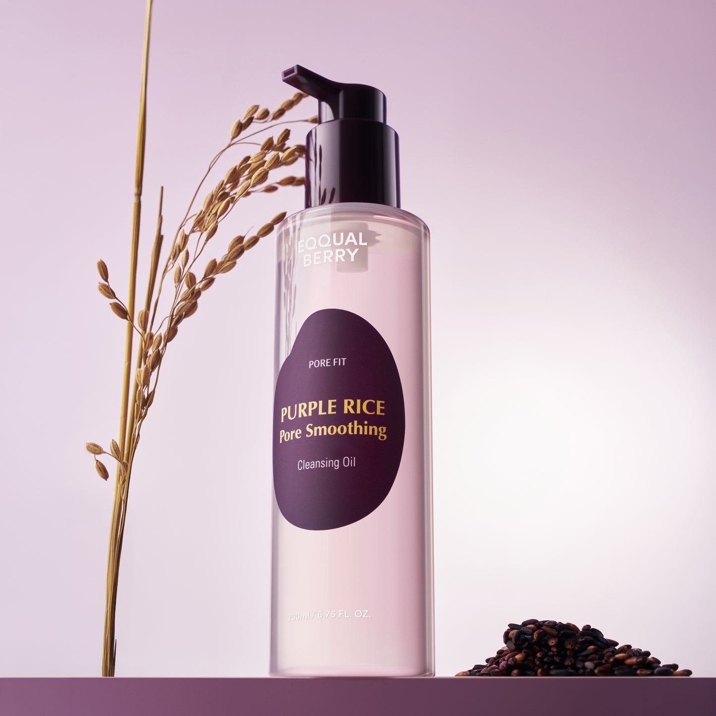 Dầu tẩy trang EQQUALBERRY Purple Rice Pore Smoothing Cleansing Oil