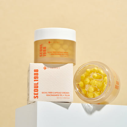 Kem dưỡng K-SECRET Seoul 1988 Capsule Cream Niacinamide 5% + Yuja