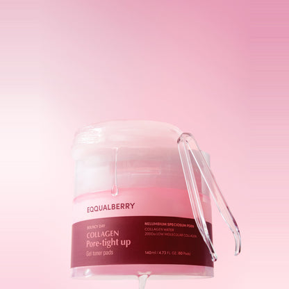 Nước hoa hồng dạng miếng EQQUALBERRY Collagen Pore Tight-up Toner Pads
