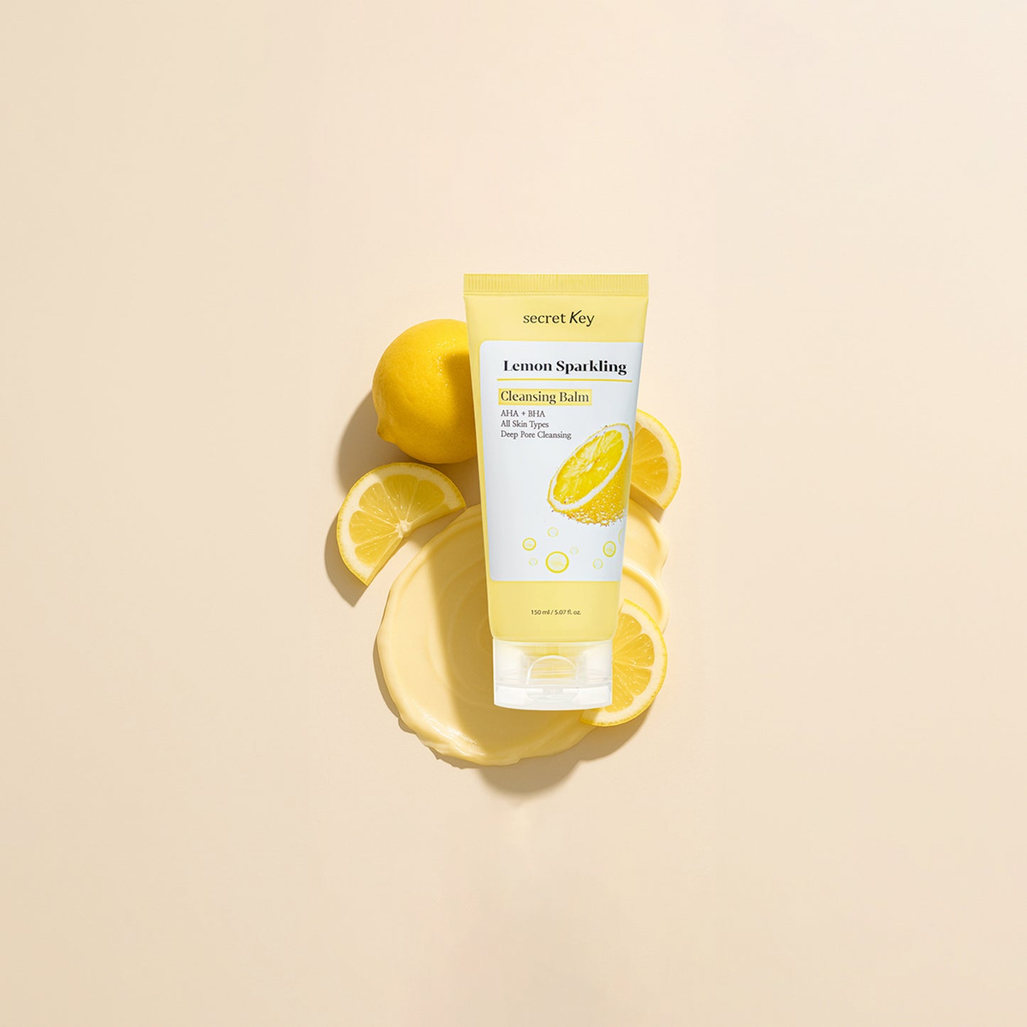 Sáp tẩy trang SECRET KEY Lemon Sparkling Cleansing Balm đa năng 3-trong-1