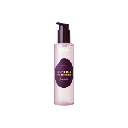 Dầu tẩy trang EQQUALBERRY Purple Rice Pore Smoothing Cleansing Oil
