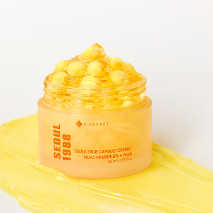 Kem dưỡng K-SECRET Seoul 1988 Capsule Cream Niacinamide 5% + Yuja
