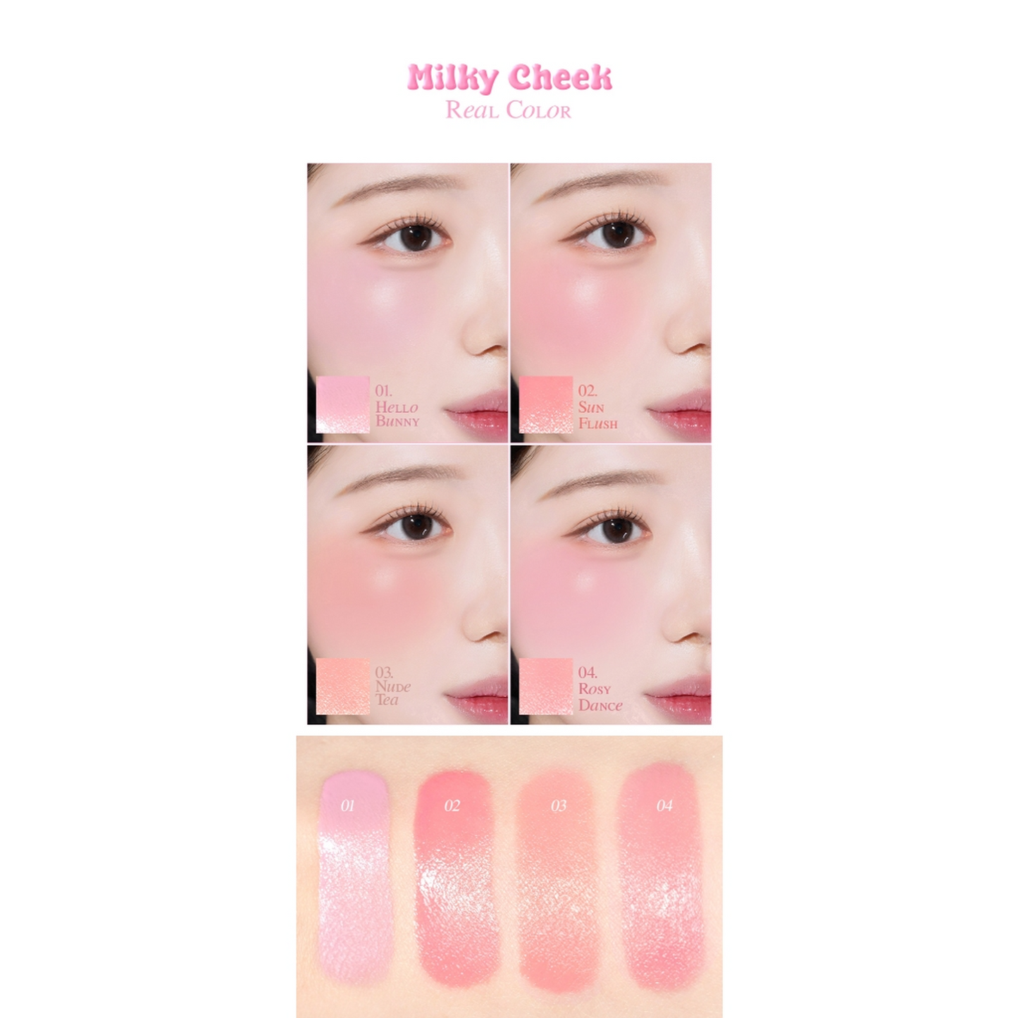 Má hồng kem TAM BEAUTY The Jelly Milky Cheek Blush