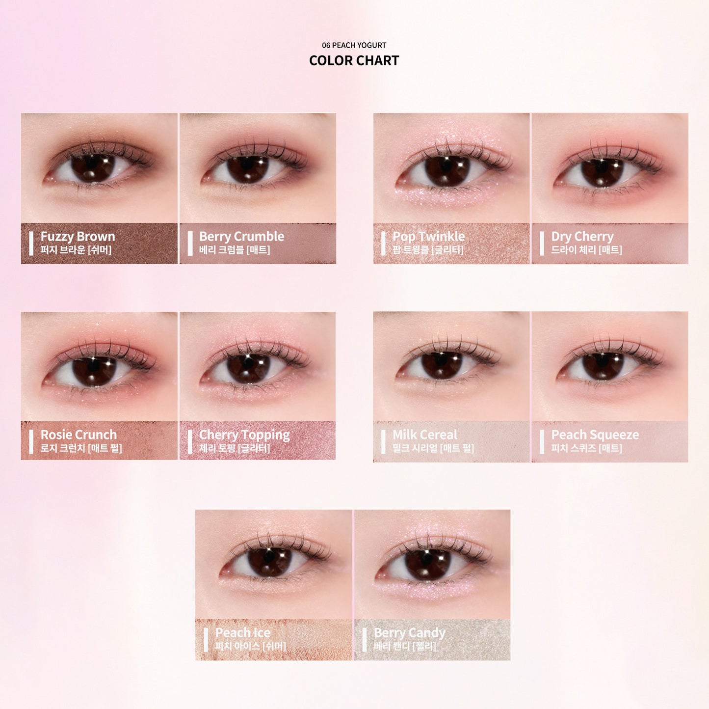 Phấn mắt PEACH C Seasonal Blending Eyeshadow Palette