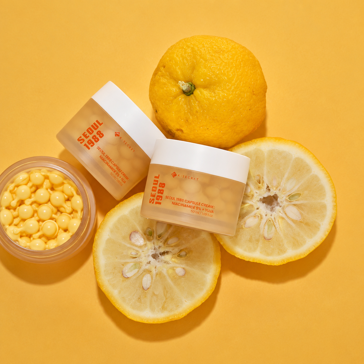 Kem dưỡng K-SECRET Seoul 1988 Capsule Cream Niacinamide 5% + Yuja