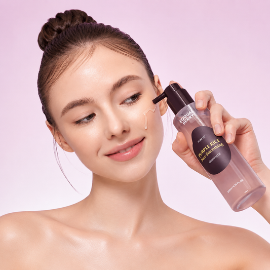 Dầu tẩy trang EQQUALBERRY Purple Rice Pore Smoothing Cleansing Oil