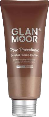 Sữa Rửa Mặt Tẩy Tế Bào Chết Glan.Moor Pore Pozzolanic Scrub & Foam Cleanser