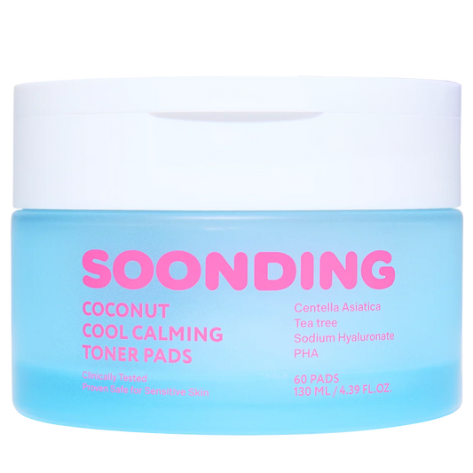Nước Hoa Hồng Dạng Miếng Soonding Coconut Cool Calming Toner Pads