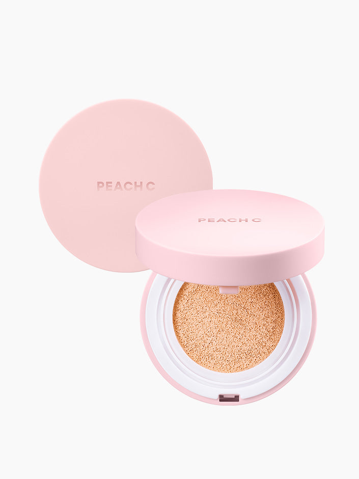 Peach C Focus On Air Velvet Cushion